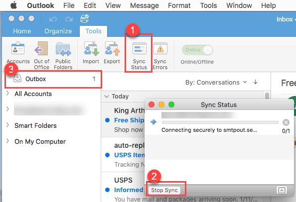 outlook for mac delete attachments